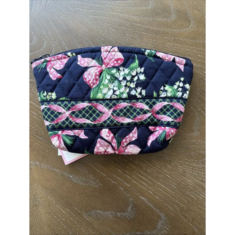 NWT VTG Vera Bradley Return to Happiness Pattern Makeup Bag Y2K Retired‎ 1st Ed.